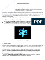 Estructura átomo carga eléctrica