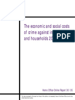 Green Book Supplementary Guidance Economic Social Costs Crime Individuals Households