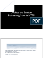 Cookies and Sessions Maintaining State in HTTP