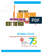 Peterborough and District United Way Point in Time Homelessness Survey