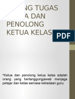 Peranan Ketua Penolong Kelas