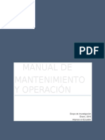 Manual de Operación y Mantenimiento PLC Siemens