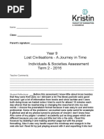 lost civilisations assessment - final  1 