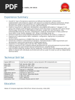 Experience Summary: Ajay Pandey