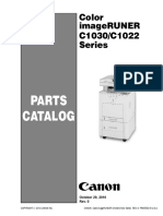 Color ImageRUNER C1030_C1022 Series Parts Catalog