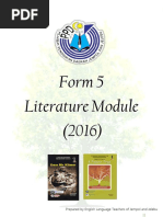 Literature Module Form 5