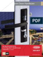 Lockwood Security Screen Door Hardware Catalogue