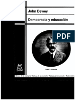 John Dewey Democracia y Educacion PDF