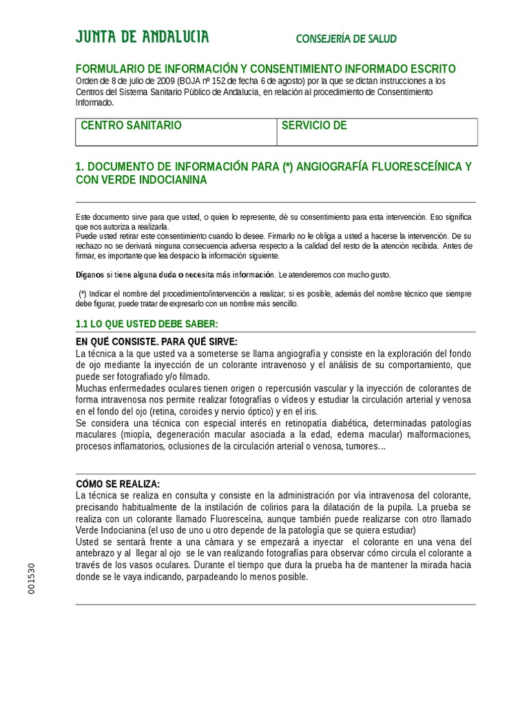 Angiografia Fluoresceinica PDF Ojo humano Alergia
