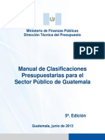 Clasificaciones Presup Sector Publico 5ta. Edición.edición