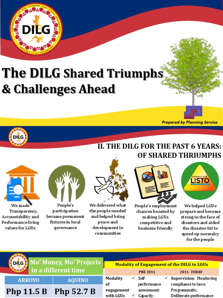 DILG Achievements and Future Directions | PDF | Capacity Building ...