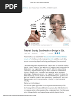 Tutorial - Step by Step Database Design in SQL