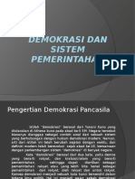 Demokrasi Dan Sistem Pemerintahan