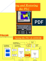 Mazak Matrix Saving and Restoring PLC Procedure