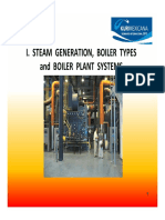 I. Steam Generation, Boiler Types and Boiler Plant Systems and Boiler Plant Systems
