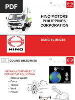 Hino Motors Philippines Corporation: Basic Sciences