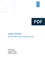 CaseStudy Assignment MediExamHealthServices PDF