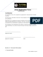 Tytan Franchise Application Form