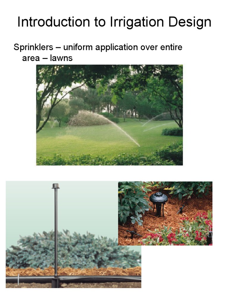 Introduction To Irrigation Design PDF Soil Loam