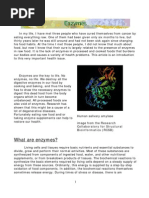 Download Enzymes Compilation for Health and Cancer Cures by hector_nida8803 SN31701767 doc pdf
