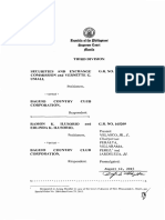 Securities and Exchange Commission vs. Baguio Country Club Corporation, G.R. No. 165146, August 12, 2015