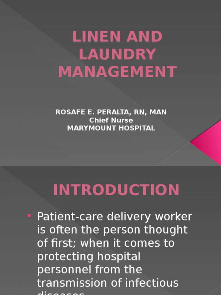 OSHA Guidelines for Healthcare Laundry | PDF | Infection Control | Hygiene