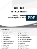 Samsung LS26TWHSUV T260 T240 Training Manual