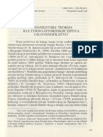 Milan Subotić - N. Danilevski - Teorija Kulturno-Istorijskih Tipova i Slovenofilstvo