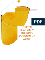Hospital Pharmacy Training Assignment