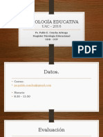 Psicología Educativa Clase 1