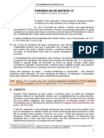 As Parábolas de Mateus 13 - Os Mistérios Do Reino Dos Céus