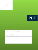 Fichas de Registro