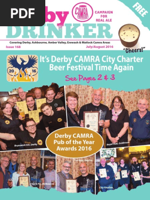 CAMRA Derby Drinker JULY AUGUST 2016