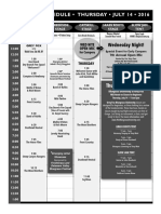 2016 Grey Fox Bluegrass Festival Schedule