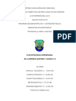 Plan Estrategico para Empresa de Construccion y Mantenimiento de Obras Civilles