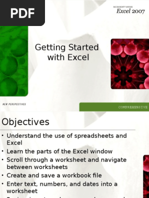 Excel Training Manual Microsoft Excel Spreadsheet