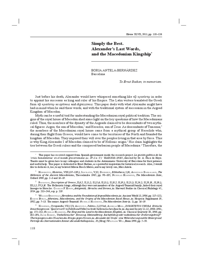 Simply_the_Best._Alexander_s_Last_Words.pdf Macedonia (Ancient