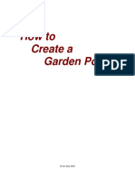 How To Create A Garden Pond PDF
