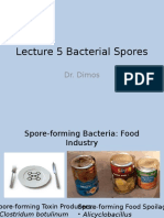 Lecture 5 Bacterial Spores