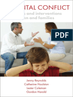 Parental Conflict Jenny Reynolds Catherine Houlston Lester Coleman Gordon Harold Outcomes and Interventions For Children and Families PDF