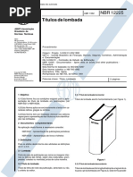 ABNT NBR 12225 - Títulos de Lombada