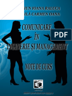 Comunicare in Inginerie Si Management - PDF PDF