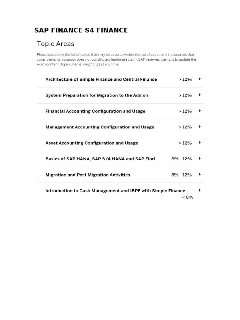 SAP S/4HANA Simple Finance Overview | PDF | Sap Se | Management Accounting