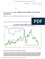 Política Monetaria - Efectos de Cambios en Los Tipos de Interés _ Economía _ 