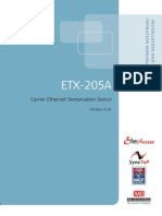 Manual ETX-205A