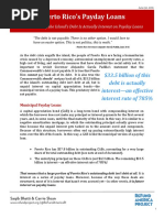 Puerto Rico's Payday Loans 