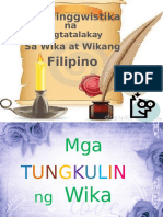 Tungkulin NG Wika 101