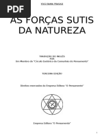 As Forças Sutis Da Natureza