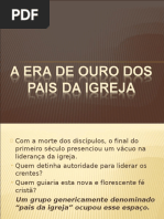 A Era de Ouro Dos Pais Da Igreja