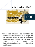 Definiciones de la traducción a lo largo de la historia